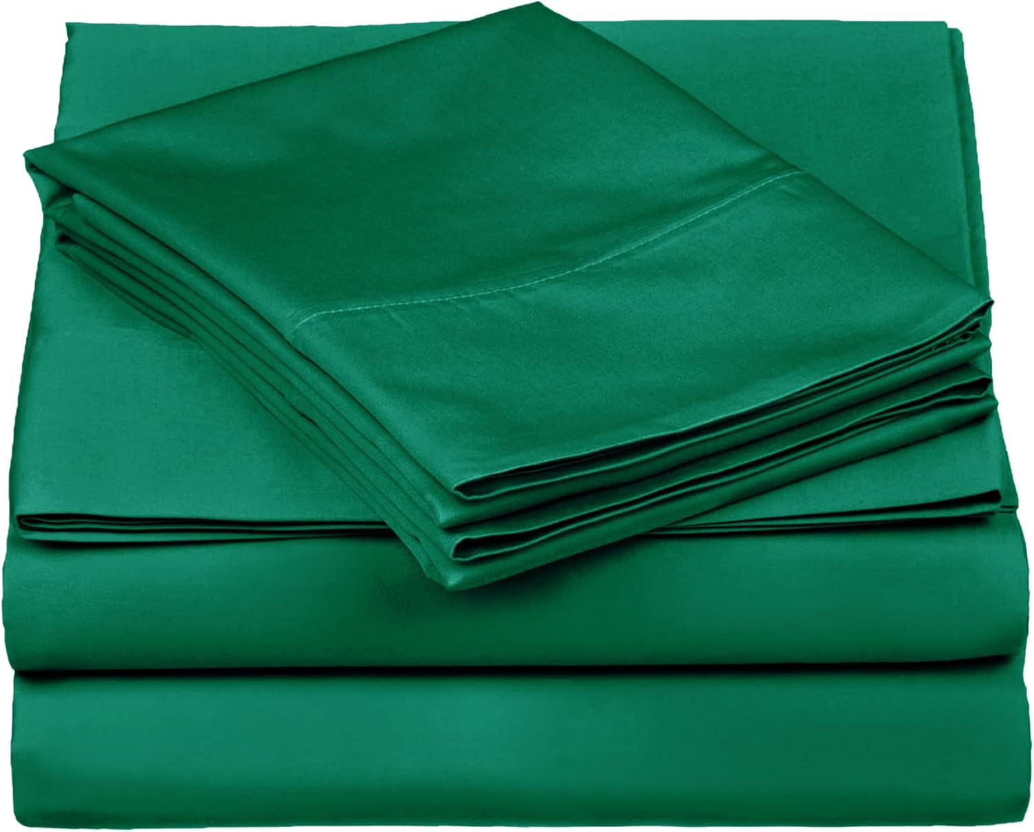 Superior Egyptian Cotton 530 Thread Count Bed Sheet Set Twin XL Green