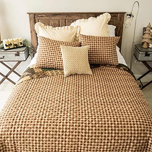 Donna Sharp Queen Full Bedding Set - 3 Piece Green Forest Lodge
