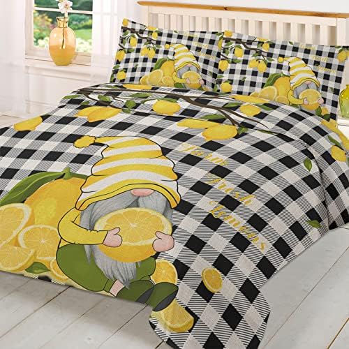OComster California King Duvet Cover Set with Pillow Shams