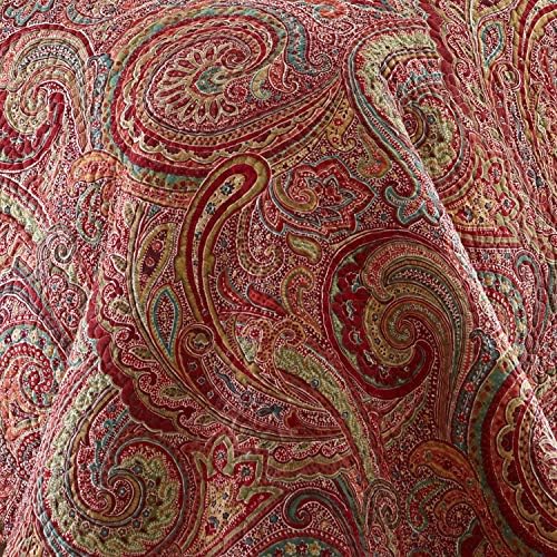 Levtex Home Spruce Red Quilt Set - King Size