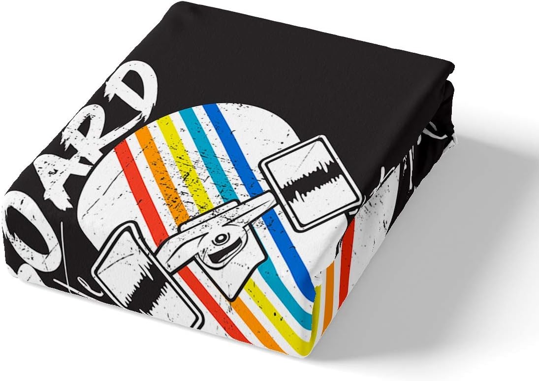 Feelyou Skateboard Sheet Set TwinXL 2Pcs Kids Boys Girls Teens