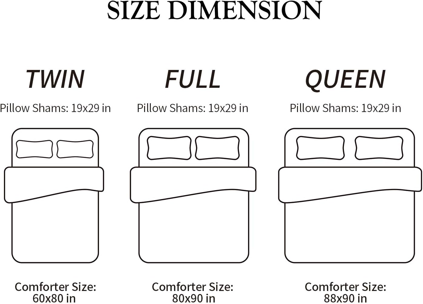 ENJOHOS Galaxy Comforter Set Twin Size 3Pcs Space Bedding