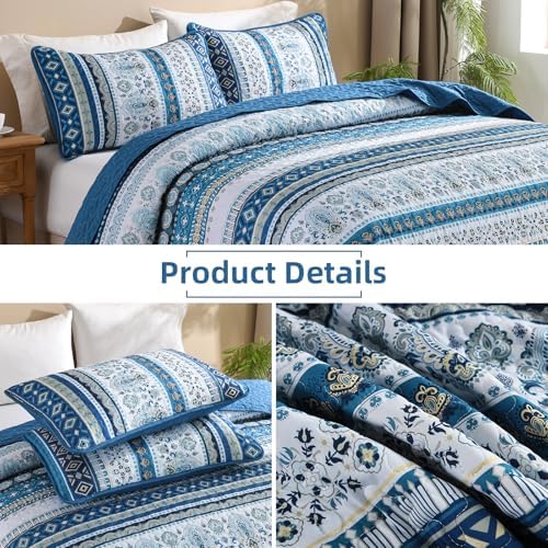 Goodidea Boho Quilt Set Queen Size 3 Piece 1
