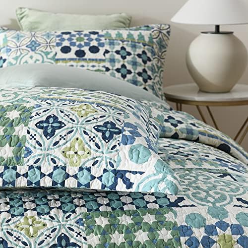 WAROUS VISIMISI Cotton Reversible Bedspread Set