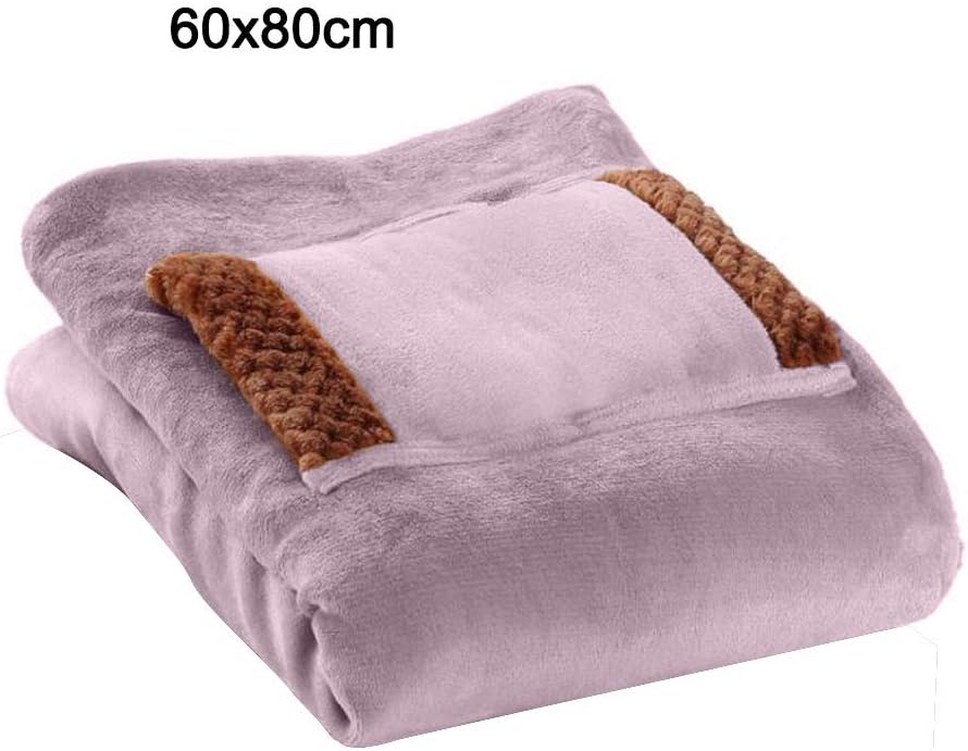 HANTURE Electric Flannel Throw Blanket with USB Heating