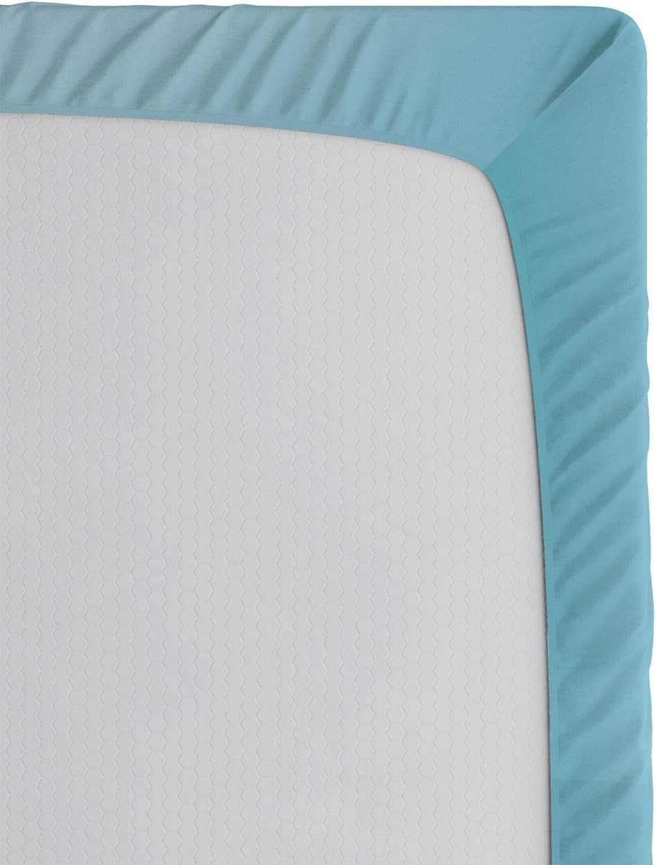 Ambesonne Dolphin Fitted Sheet Pale Blue Black California King