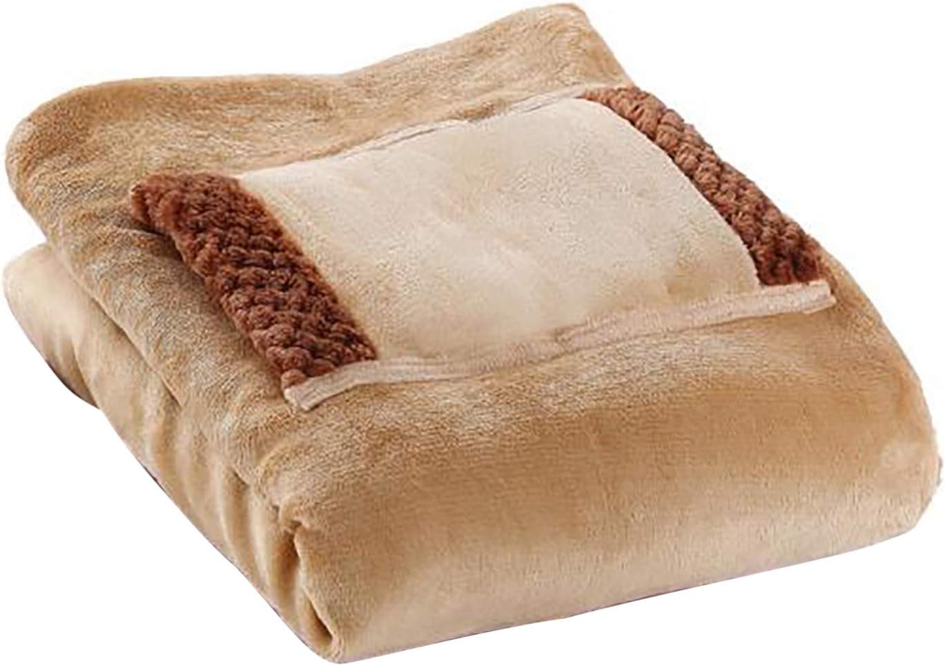 USB Powered Heated Blanket - Dual Control Flannel Throw for Winter