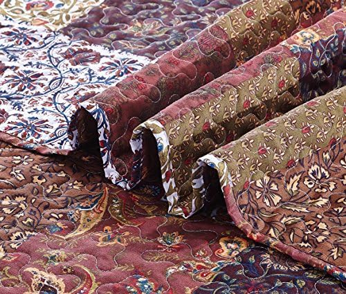 SLPR Red Riches 3-Piece Quilt Set - King Size