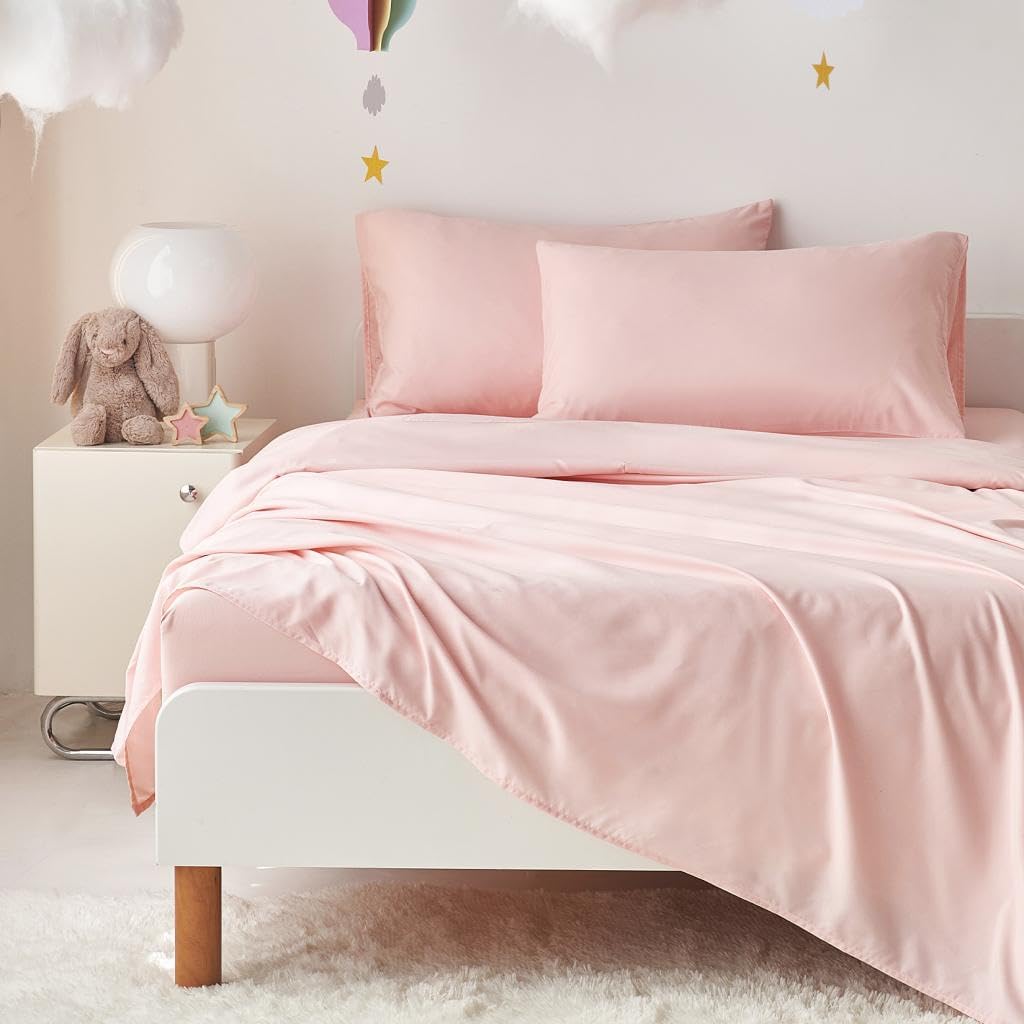 Wake In Cloud - Twin Size Rainbow Bedding Set for Girls