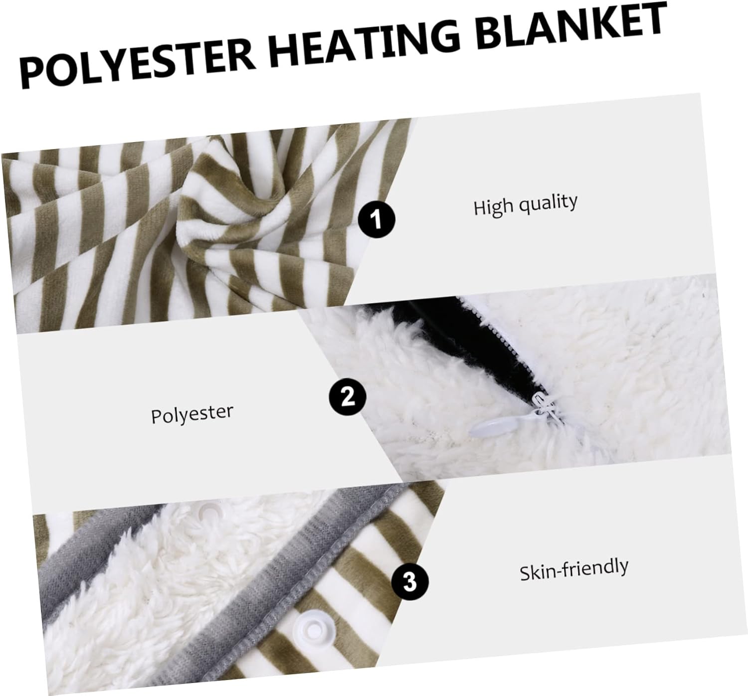 ABOOFAN Warm Winter Heated Electric Blanket
