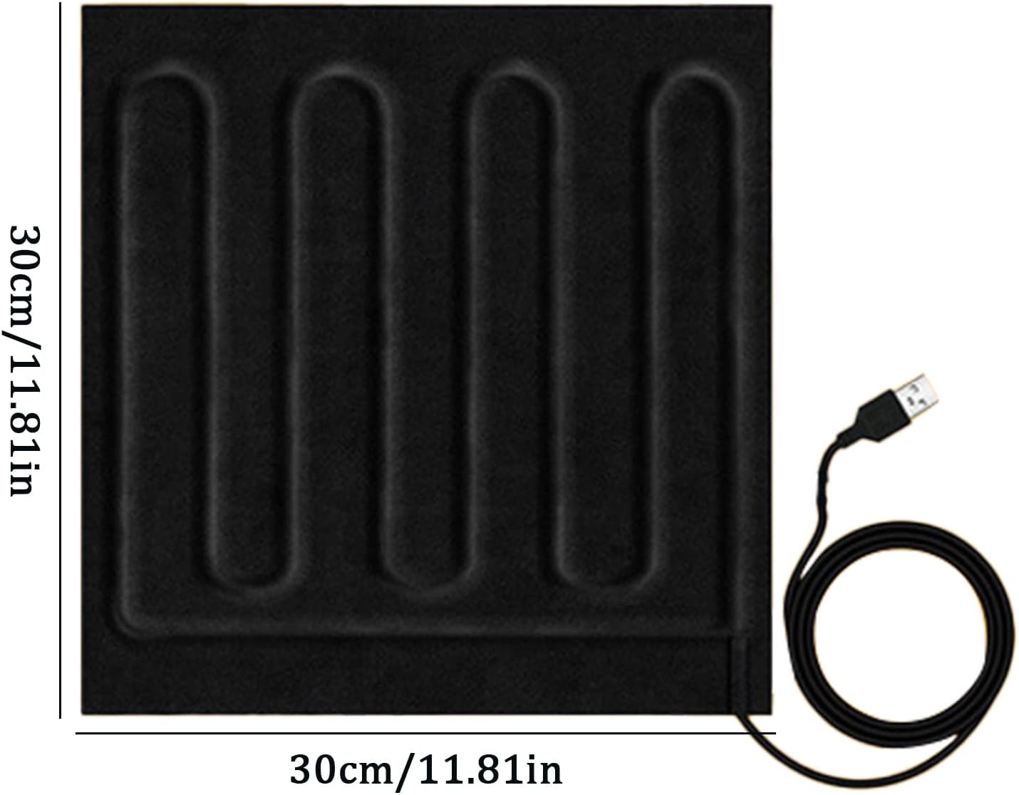 Electric Heated Blanket Throw Cordless Rechargeable