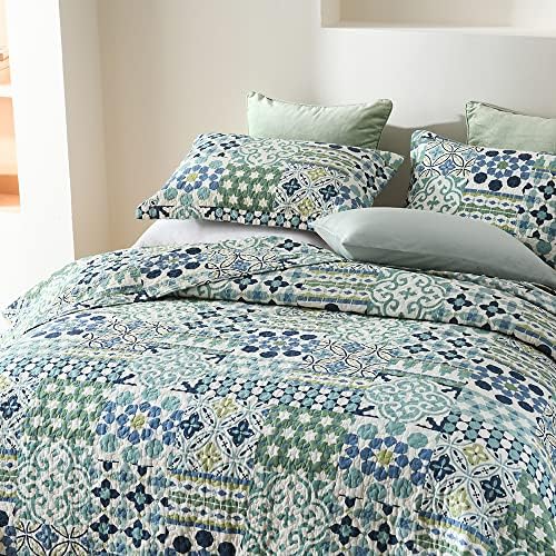 WAROUS VISIMISI Cotton Reversible Bedspread Set