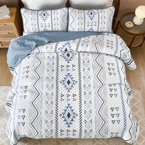 Drucon Boho Aztec Quilt Set 3 pcs King Size