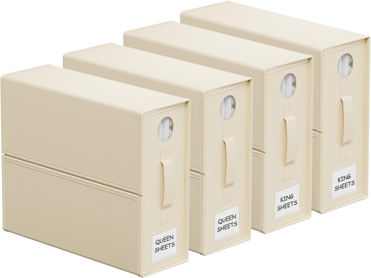 GZOOGHOME 4 Pack Sheet Organizers Storage