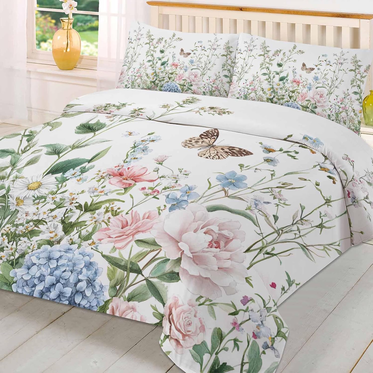Boanket 3-Piece Queen Duvet Cover Set with Zipper and Pillowcases