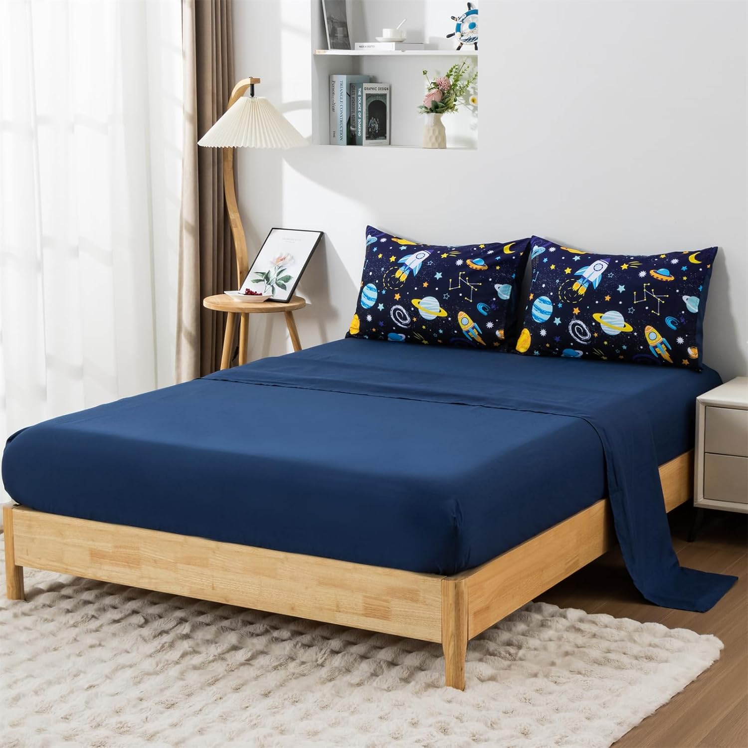 Aimuan Rocket Comforter Twin Set for Kids