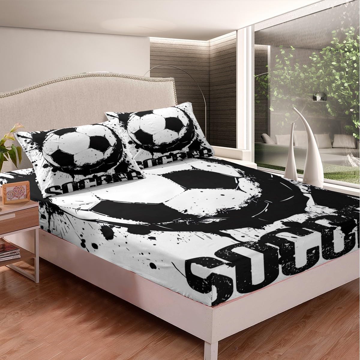 Erosebridal Soccer Bedding Set Twin Size Boys