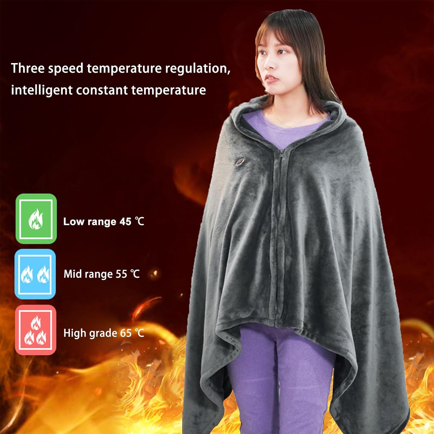 CENGNIAN 59 X 315in USB Heated Blanket 3 Heat Settings