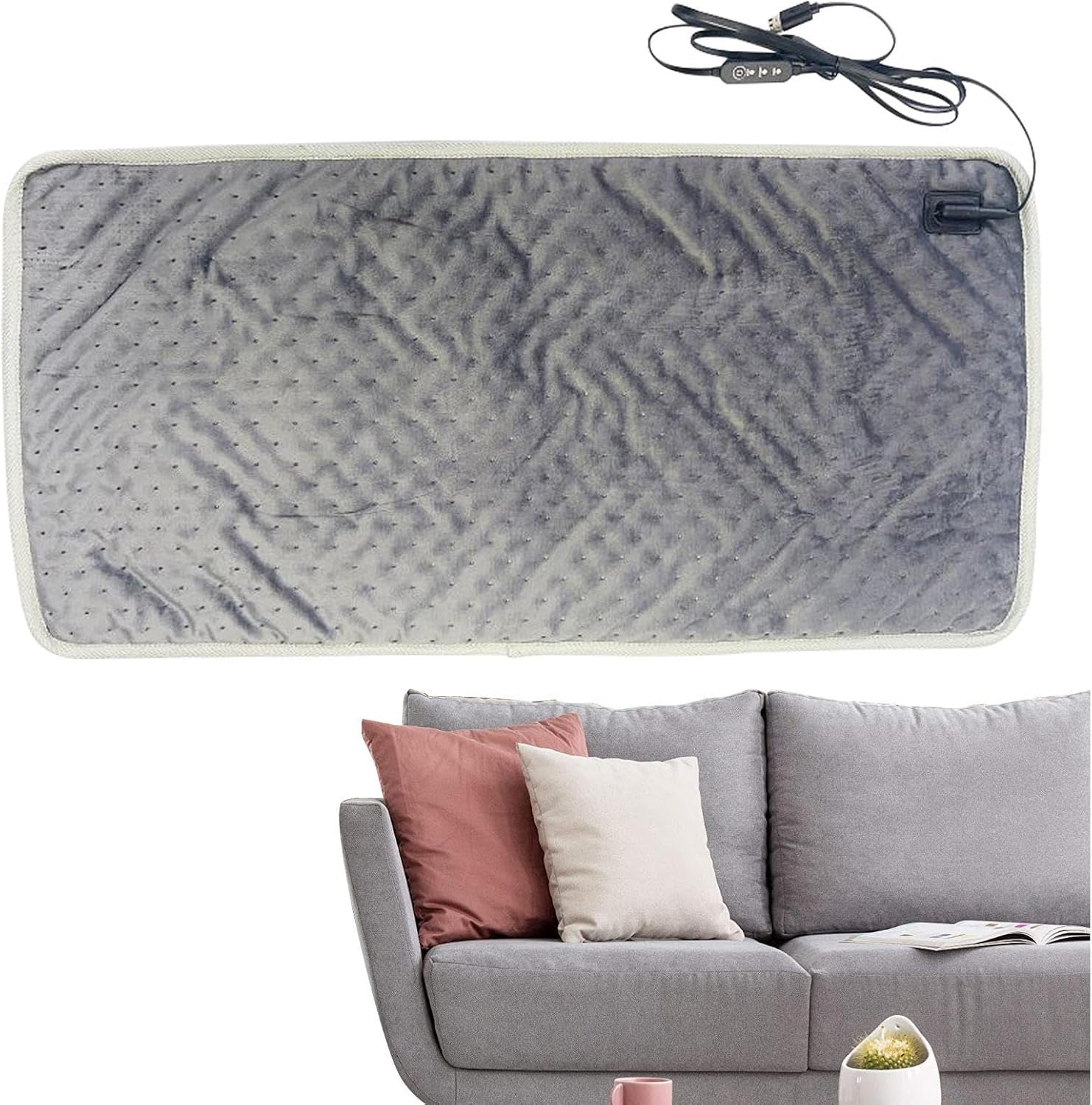 Electric Blanket with 3 Temperature Levels and 15m Cable