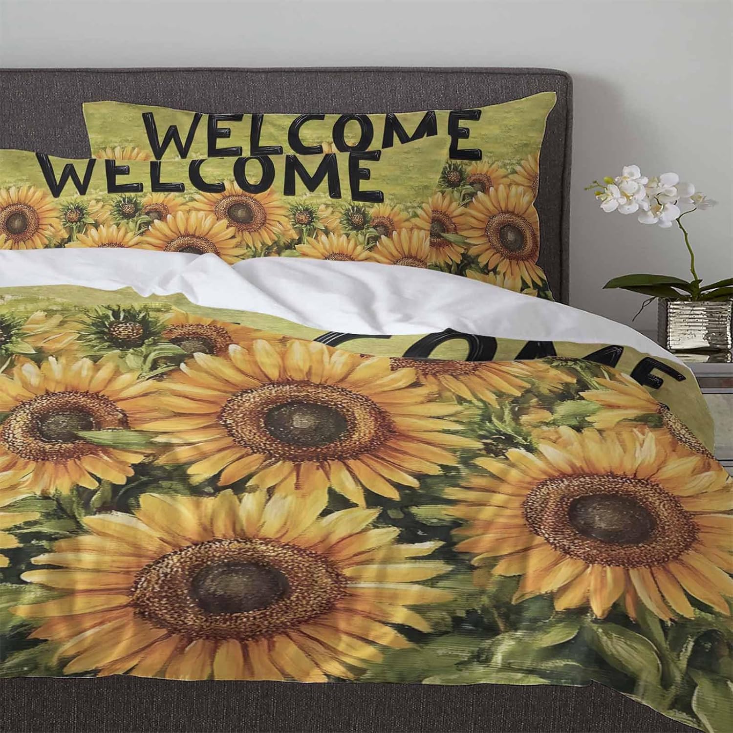 3-Piece Queen Bedding Set with Zipper Closure