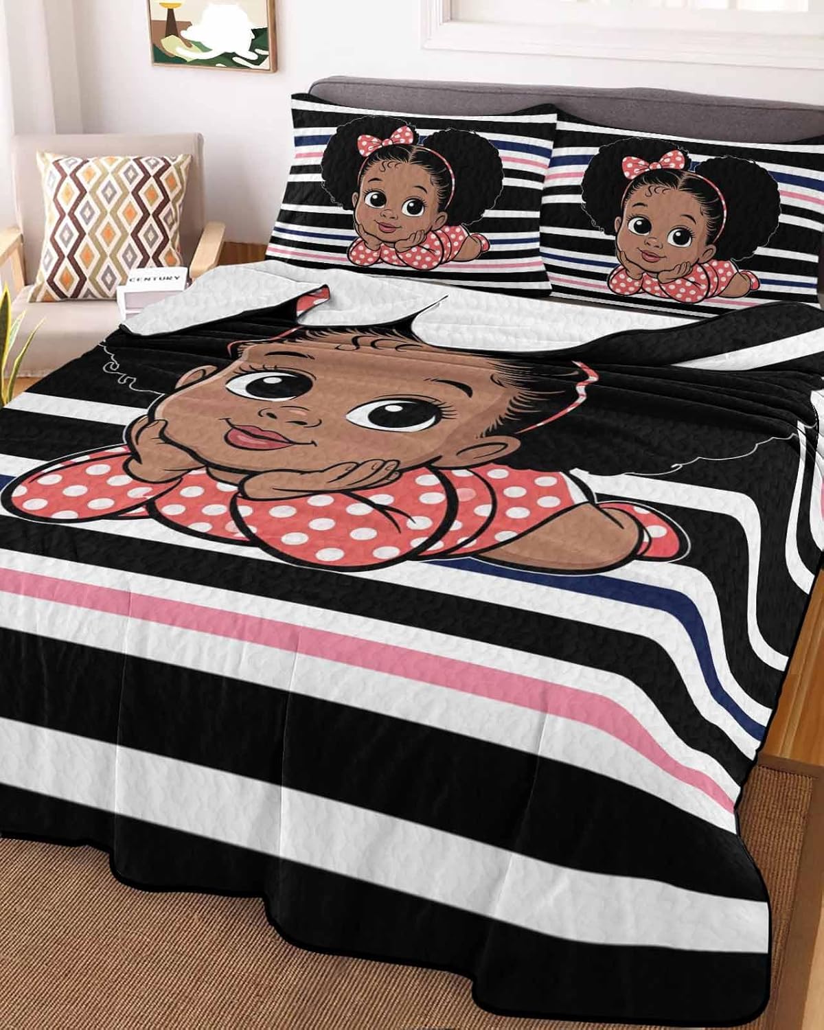Stongaro Twin XL Quilt Set with 2 Pillow Shams