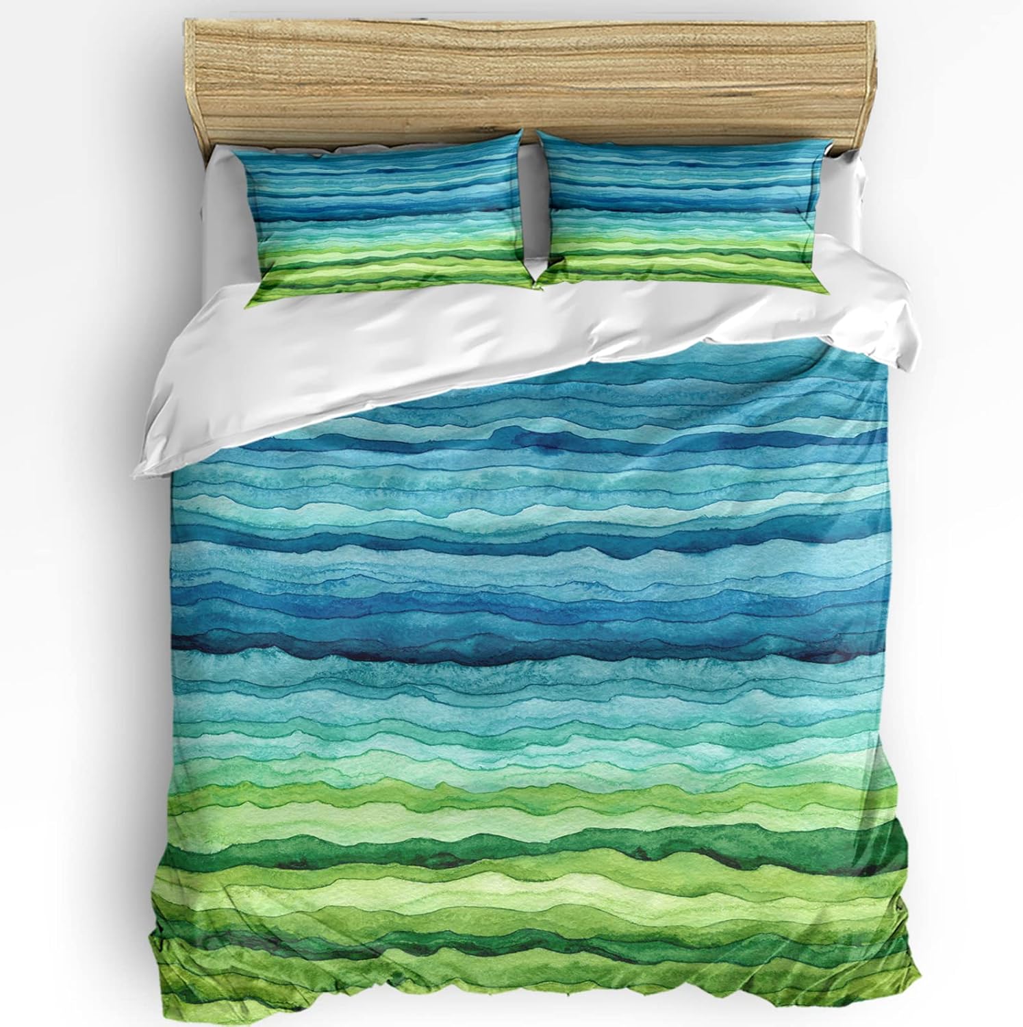 OComster California King Duvet Cover Set with Pillowcases