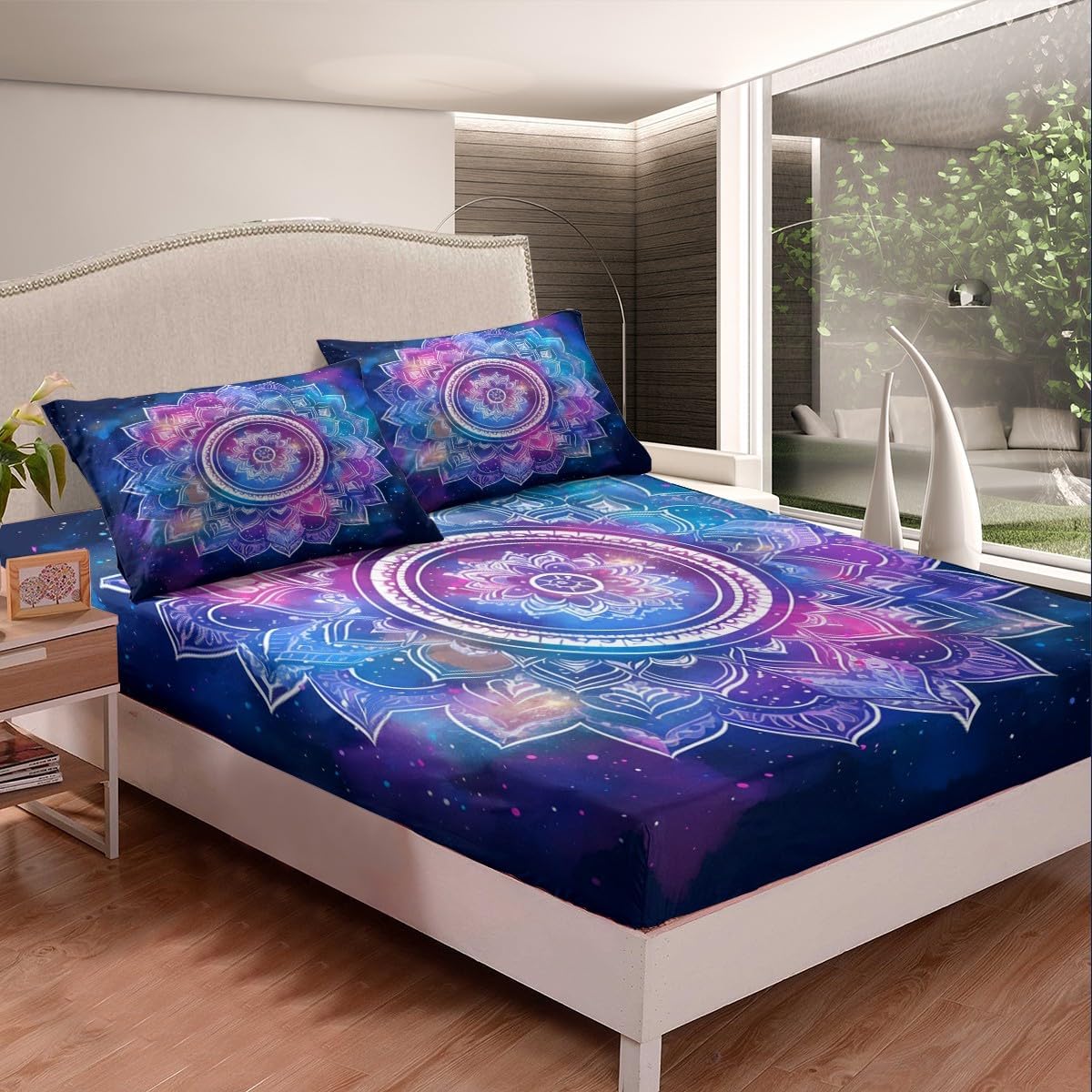 Feelyou Outer Space Galaxy Sheet Set for Kids