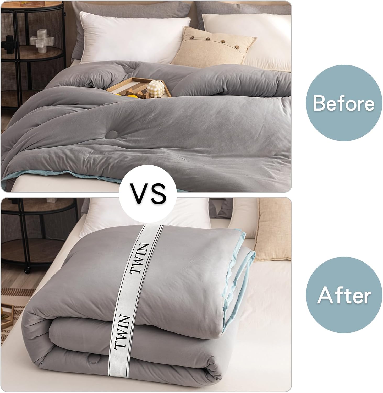 LEAYATST Bed Sheet Organizer Bands 8 Pack 1
