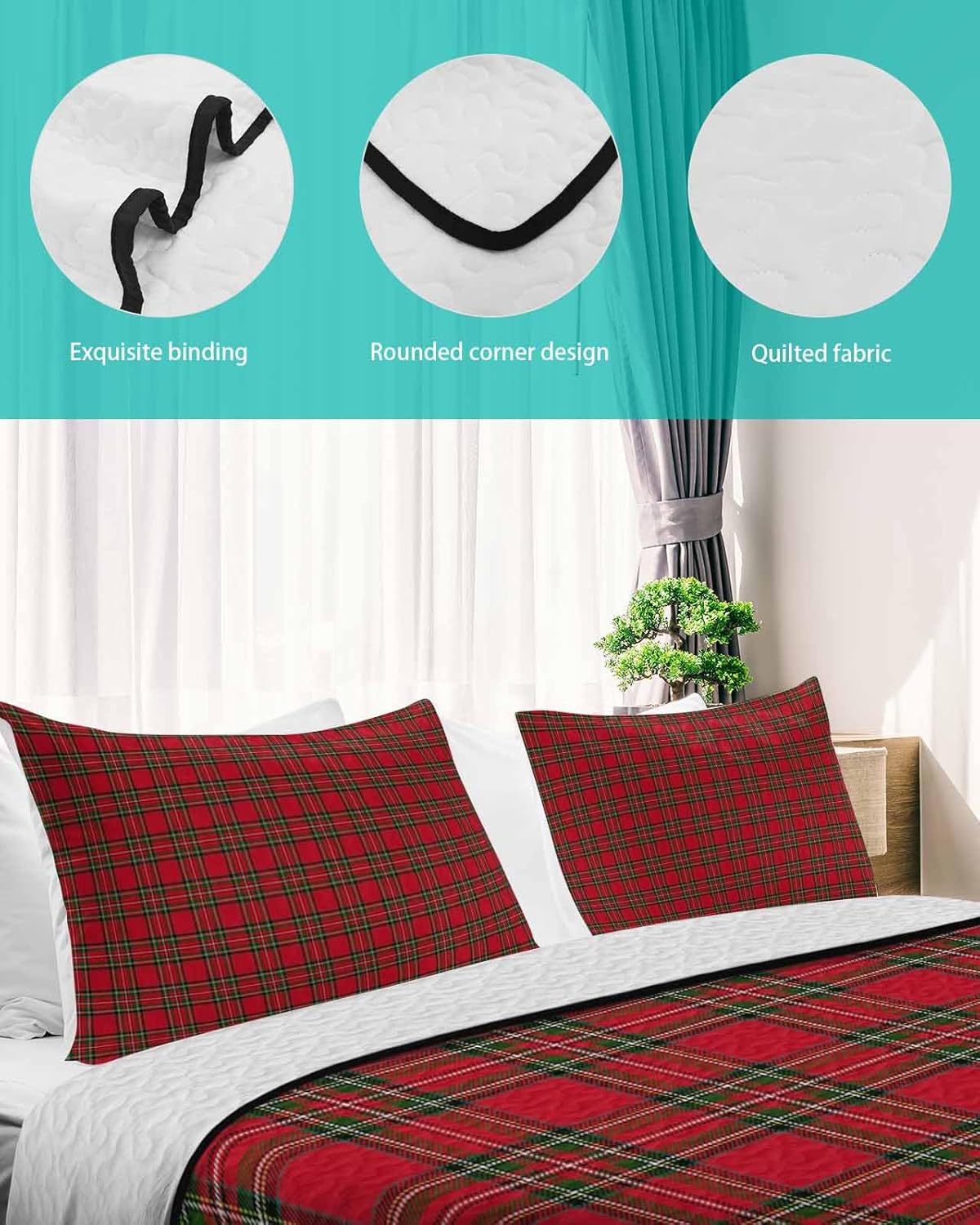 Chees D Zone 3 Piece Quilt Set with Pillow Shams 1