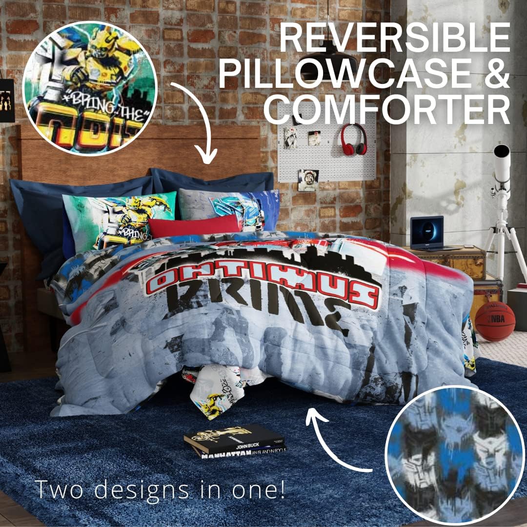 Franco Transformers Battle in Brooklyn Comforter Set 5 Piece