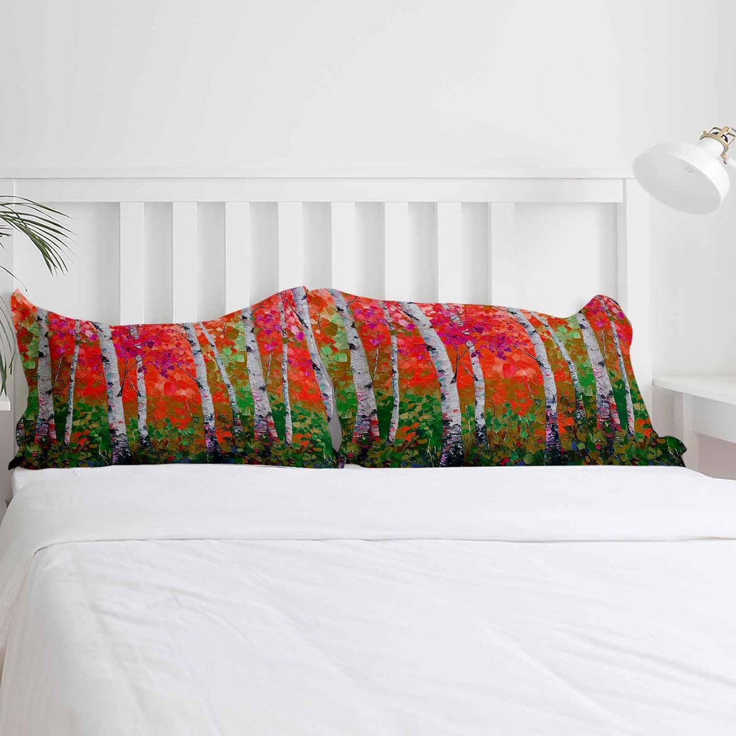 3 Piece Queen Bedding Set with Zipper Closure and Botanical Print