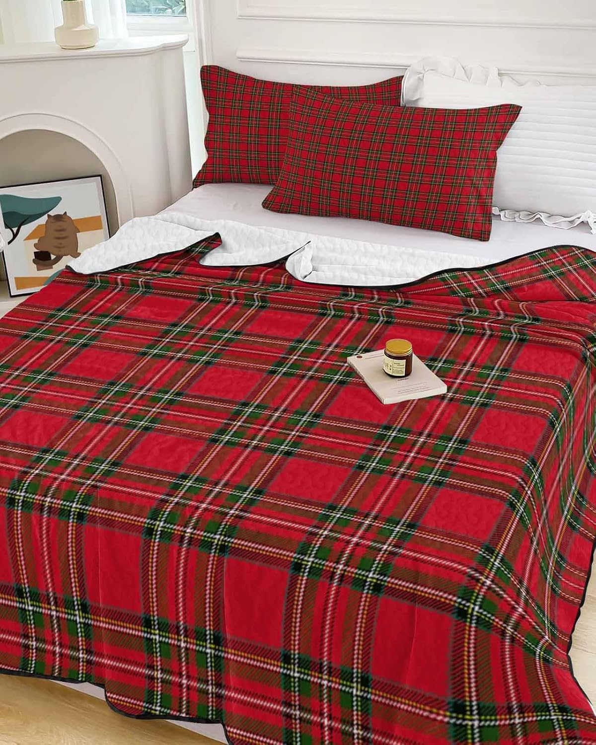 Chees D Zone 3 Piece Quilt Set with Pillow Shams 1