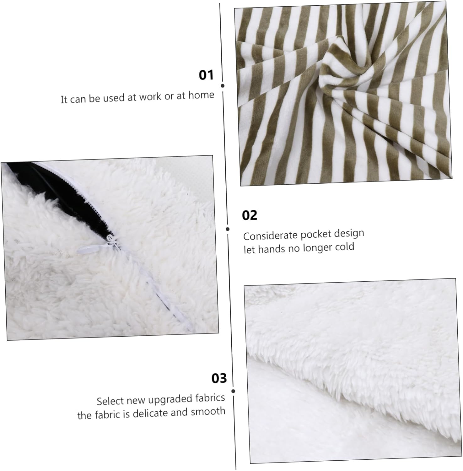 ABOOFAN Warm Winter Heated Electric Blanket