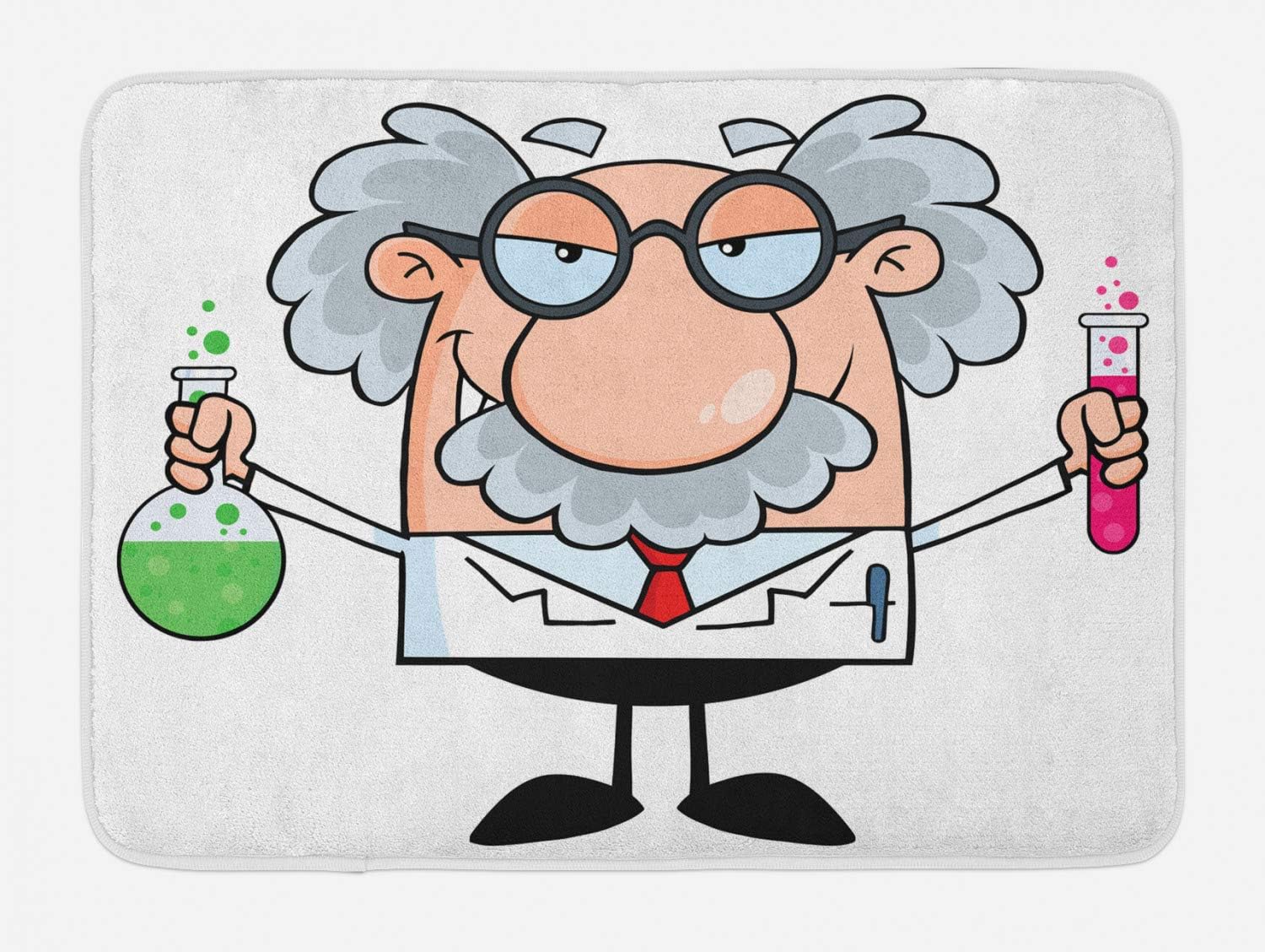 Ambesonne Science Themed Plush Bath Mat - 302 x 20
