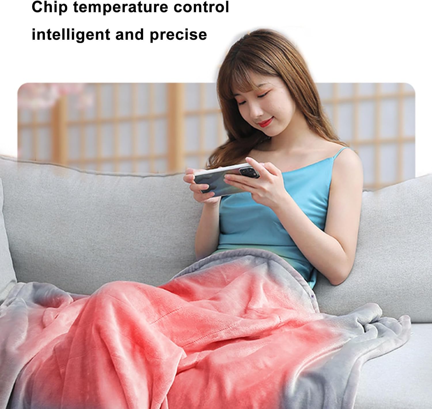 CENGNIAN 59 X 315in USB Heated Blanket 3 Heat Settings