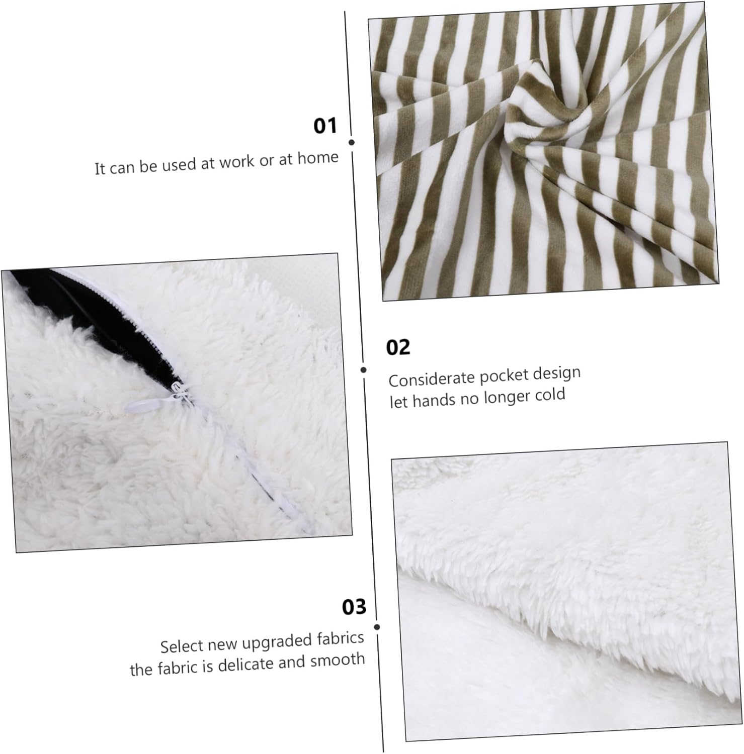 PRETYZOOM Heated Electric Blanket for Winter Comfort