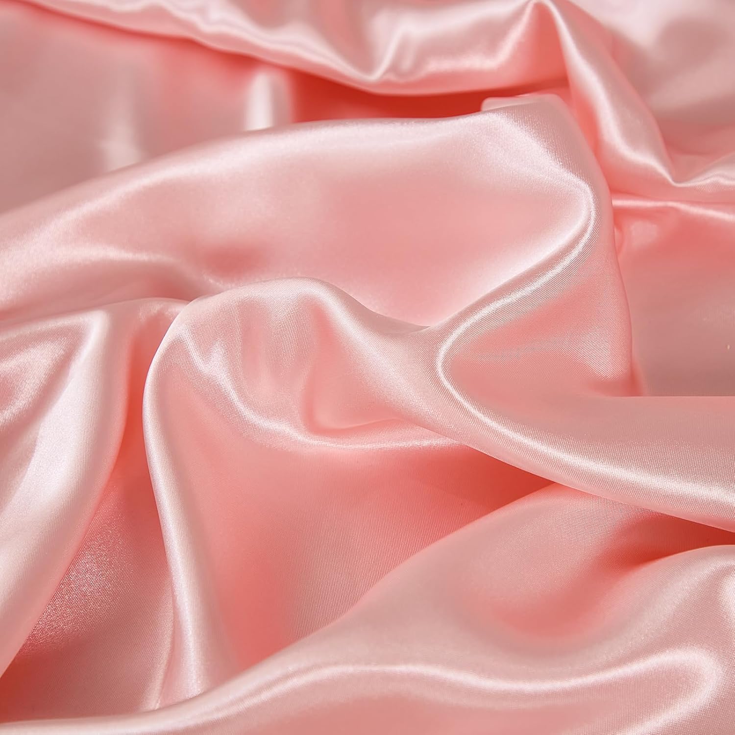 MOVE OVER Satin Comforter Set King Size 8 Pieces Pink