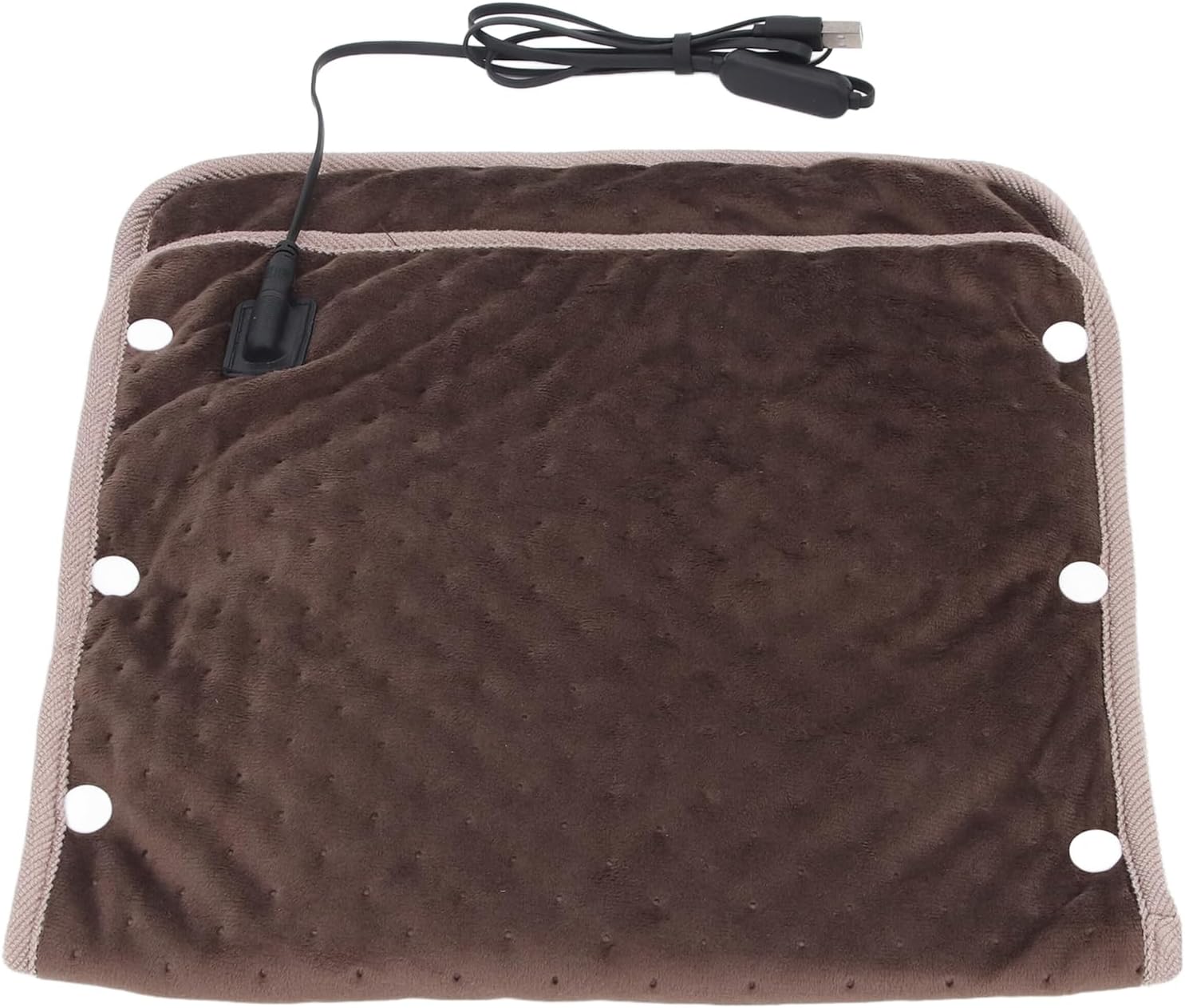 USB Heated Blanket Throw with 3 Temperature Settings 1