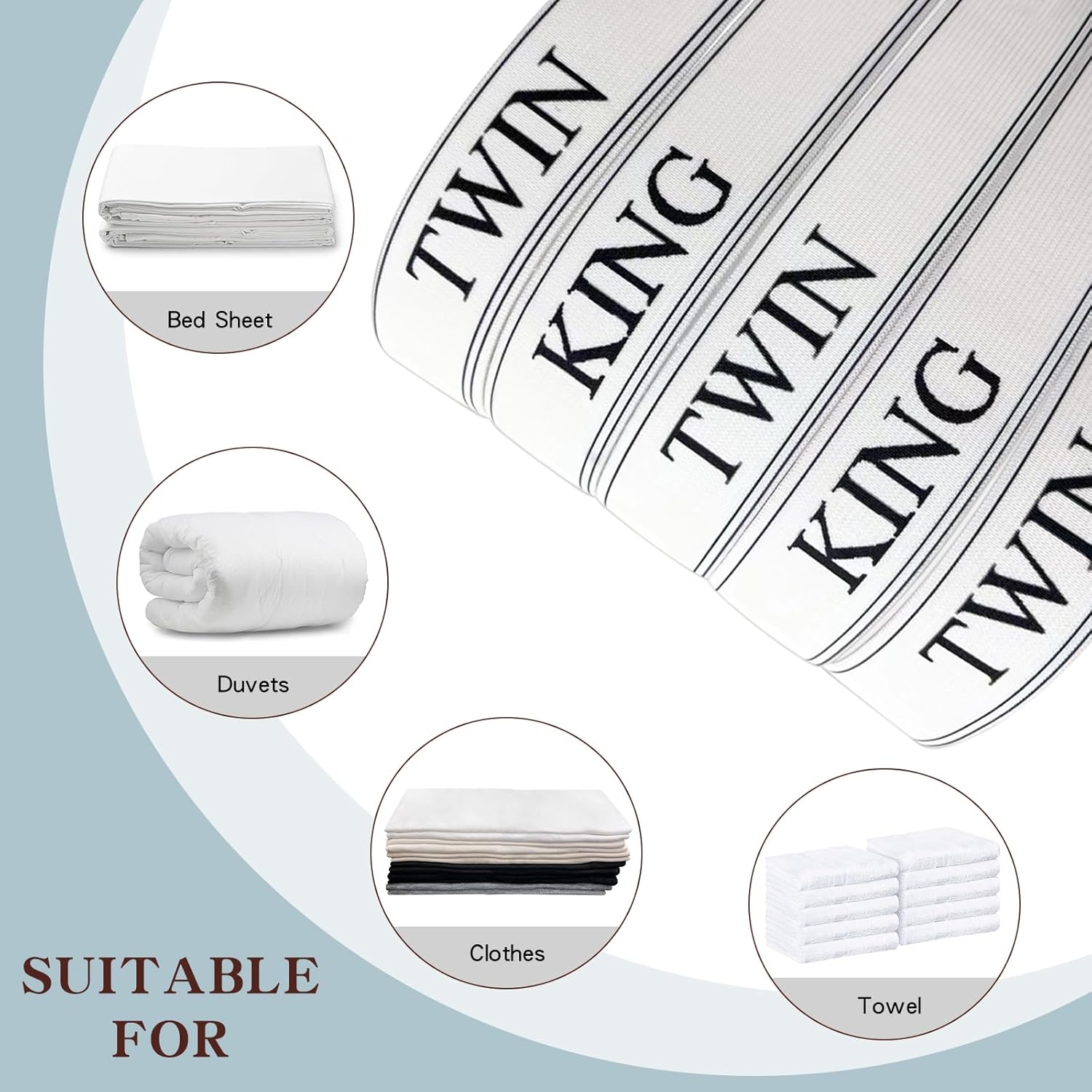 LEAYATST Bed Sheet Organizer Bands 8 Pack 1