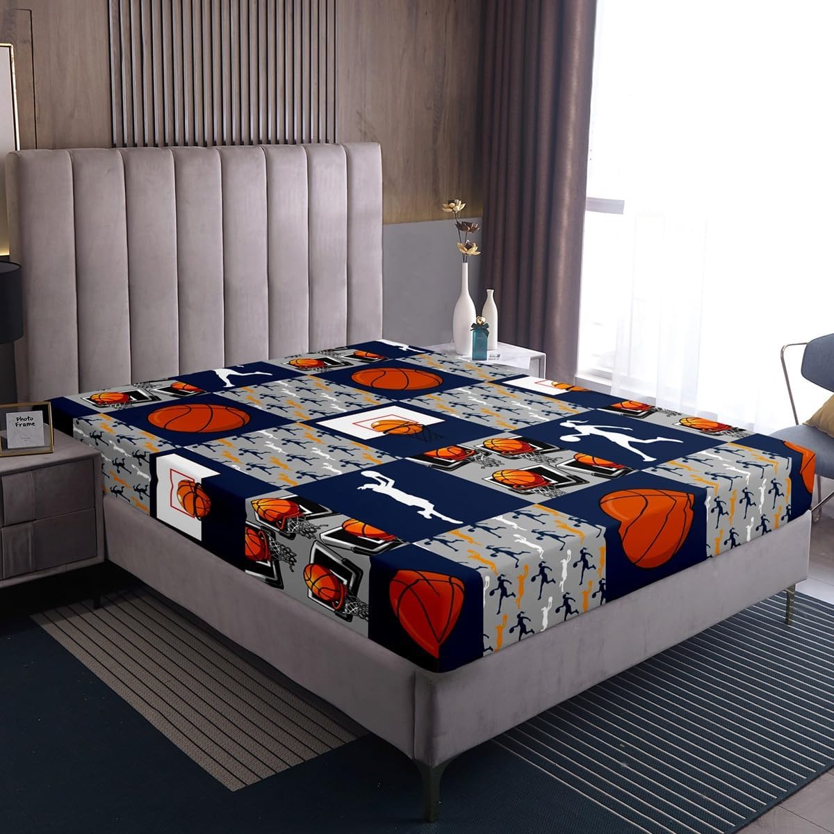 Erosebridal Basketball Bed Sheet Set Full Size