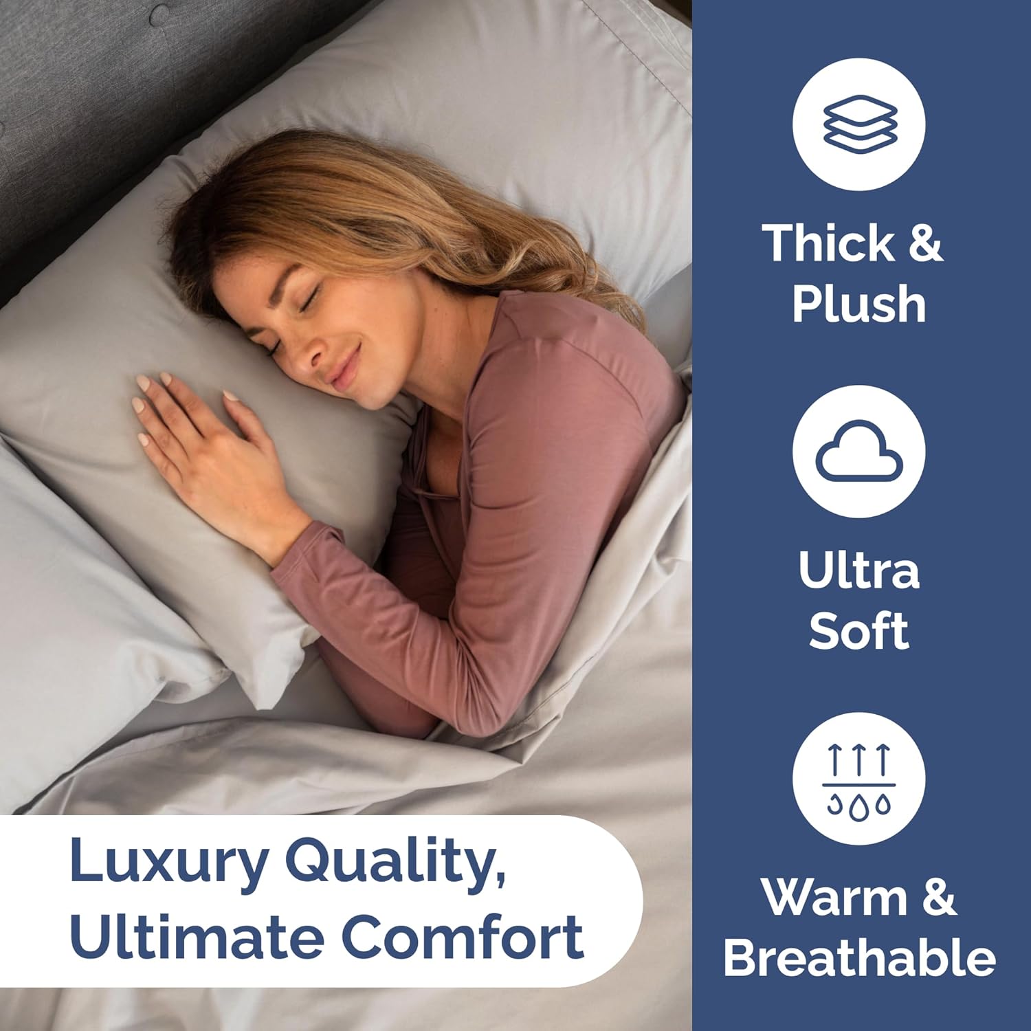 CGK Unlimited Extra Thick Cal King 4 Piece Sheet Set