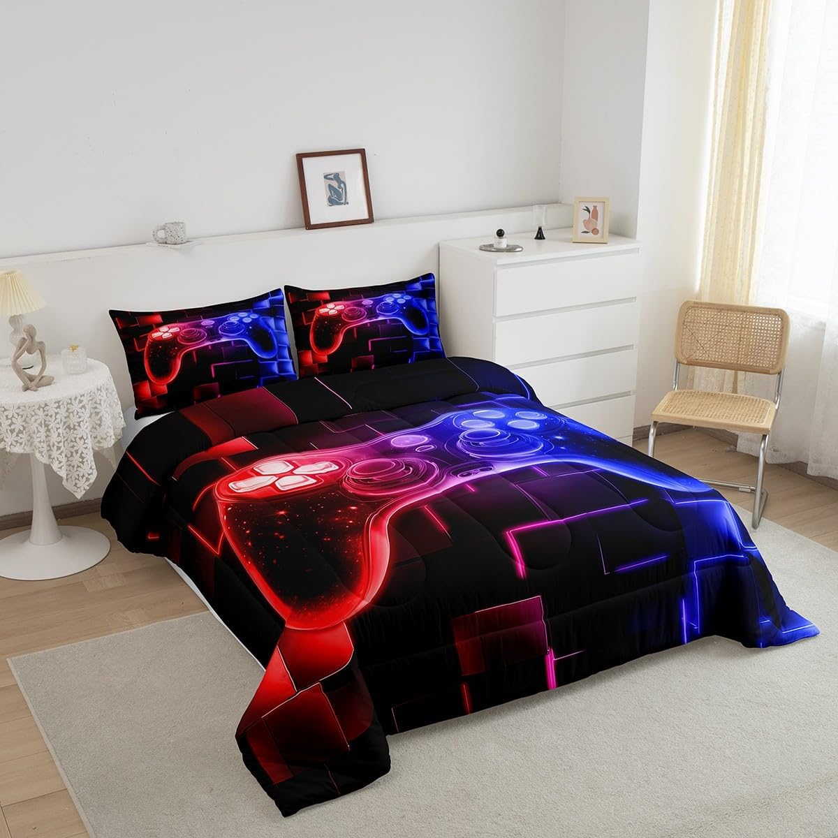 Erosebridal Kids Gamer Comforter Set Twin