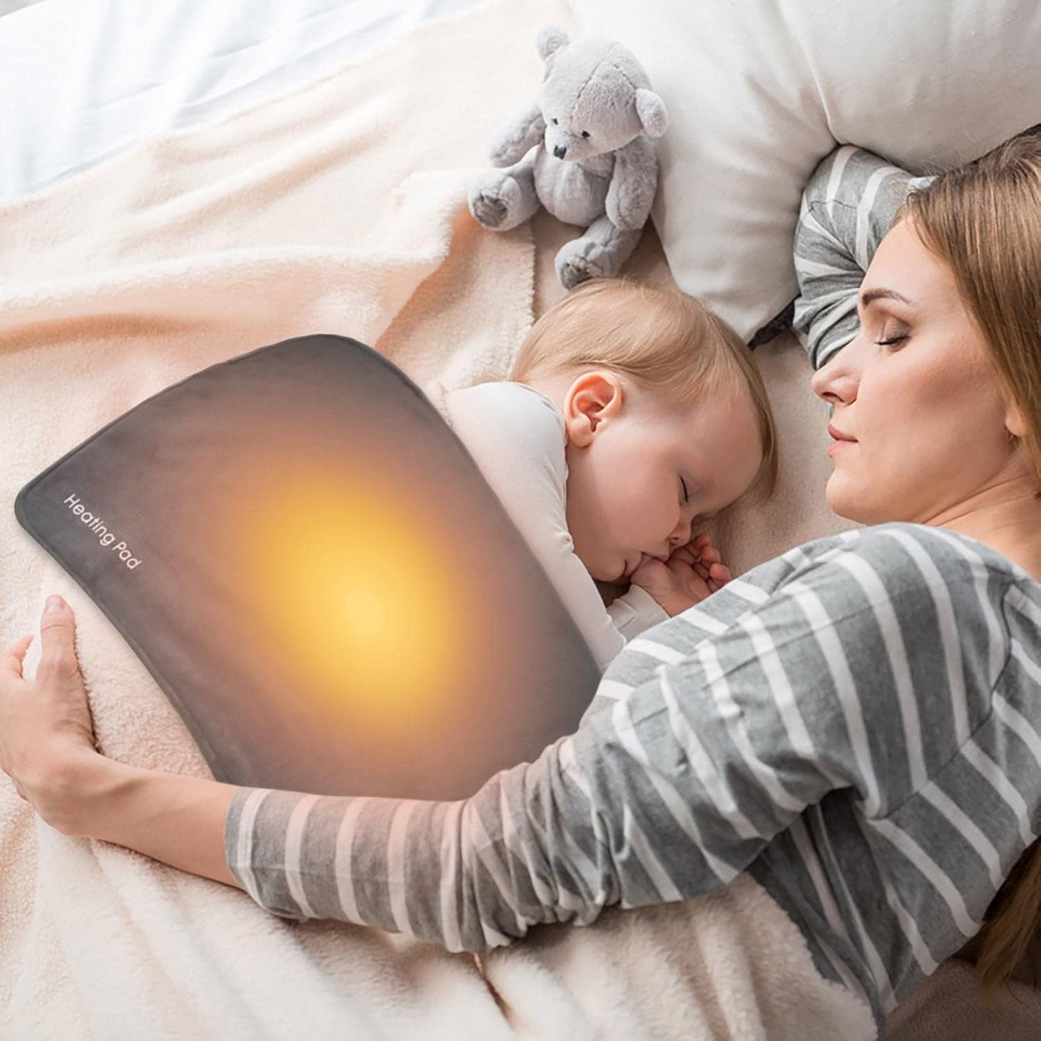 Soft Fluffy Heated Throw Blanket with Auto Shut Off