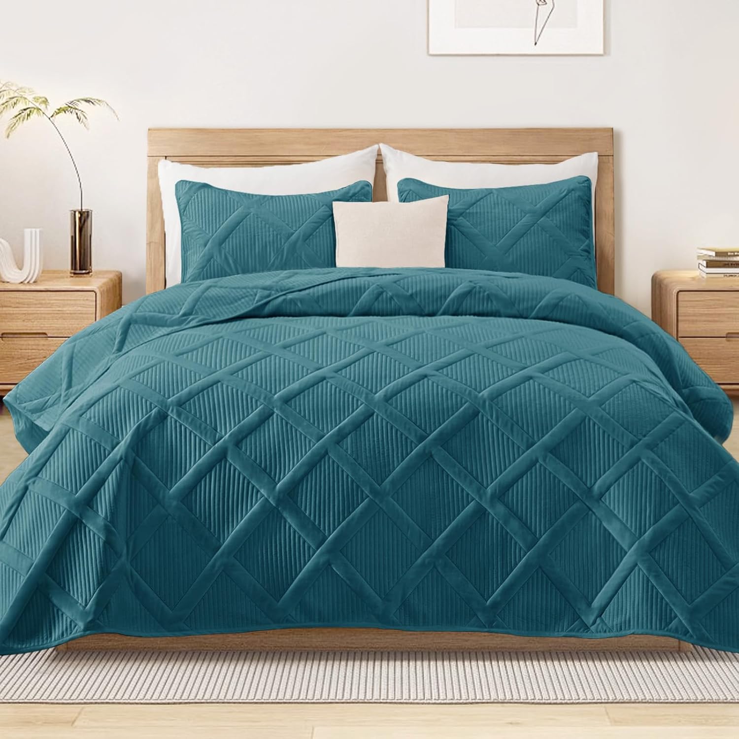 Exclusivo Mezcla Quilt Set Full Queen