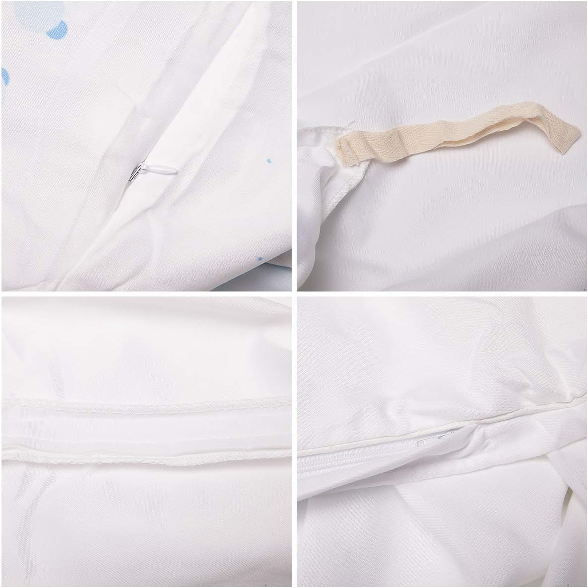 3-Piece Queen Bedding Set with Zipper Closure