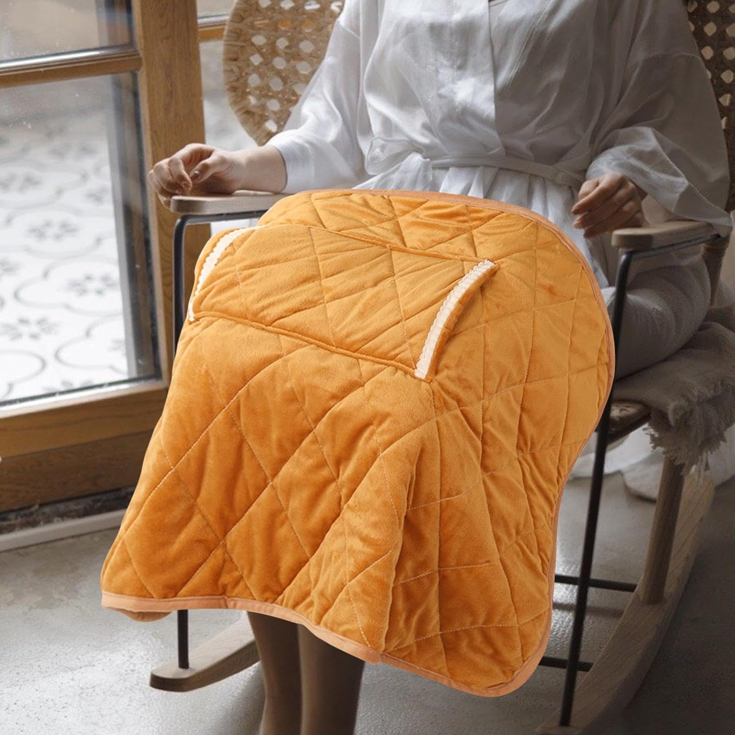 Electric Blanket Throw with USB Heating for Home and Travel