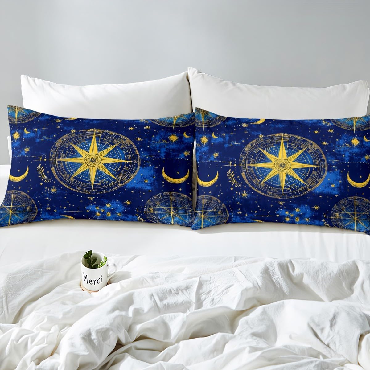 Sun and Moon Sheet Set Exotic Constellation Bedding Twin