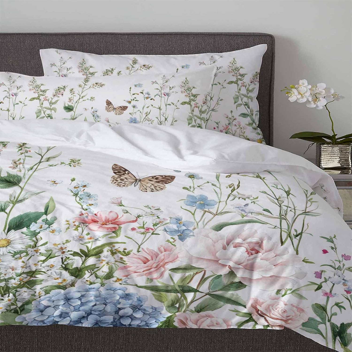 Boanket 3-Piece Queen Duvet Cover Set with Zipper and Pillowcases