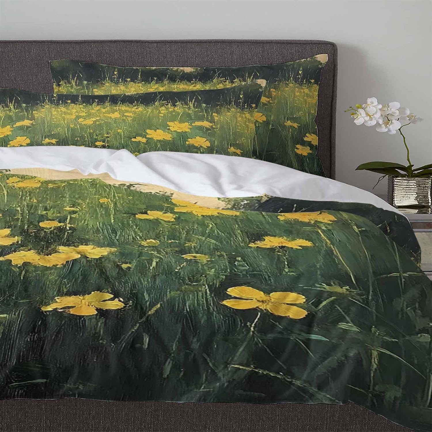 Boanket 3-Piece Queen Duvet Cover Set with Zipper Closure and Pillowcases