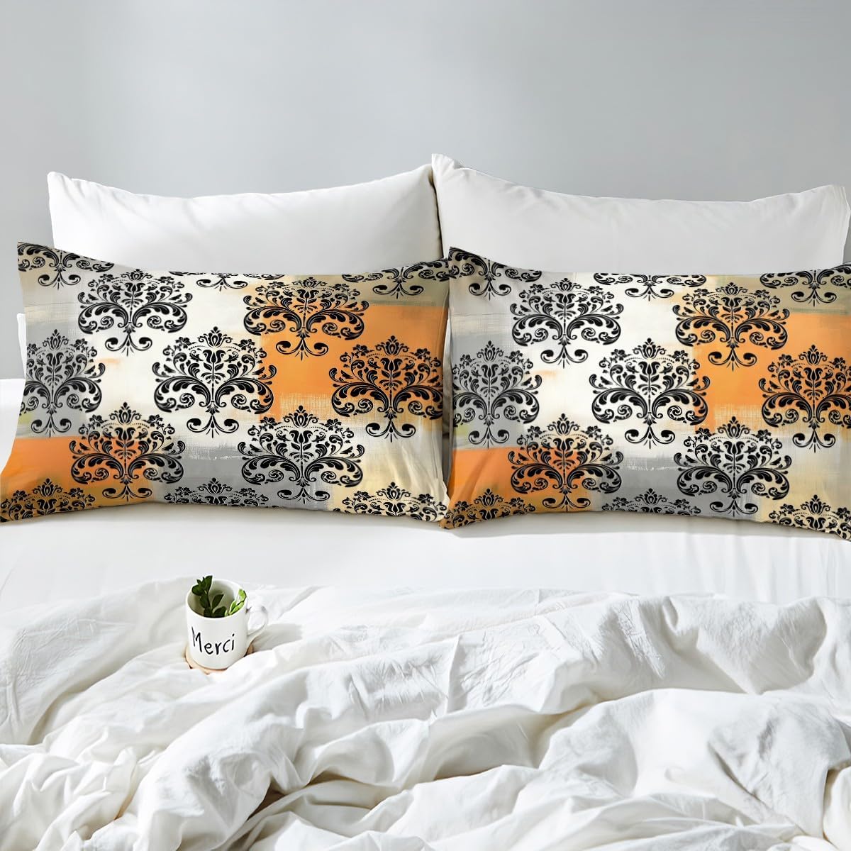 Erosebridal Abstract Art Bed Set with Pillowcases